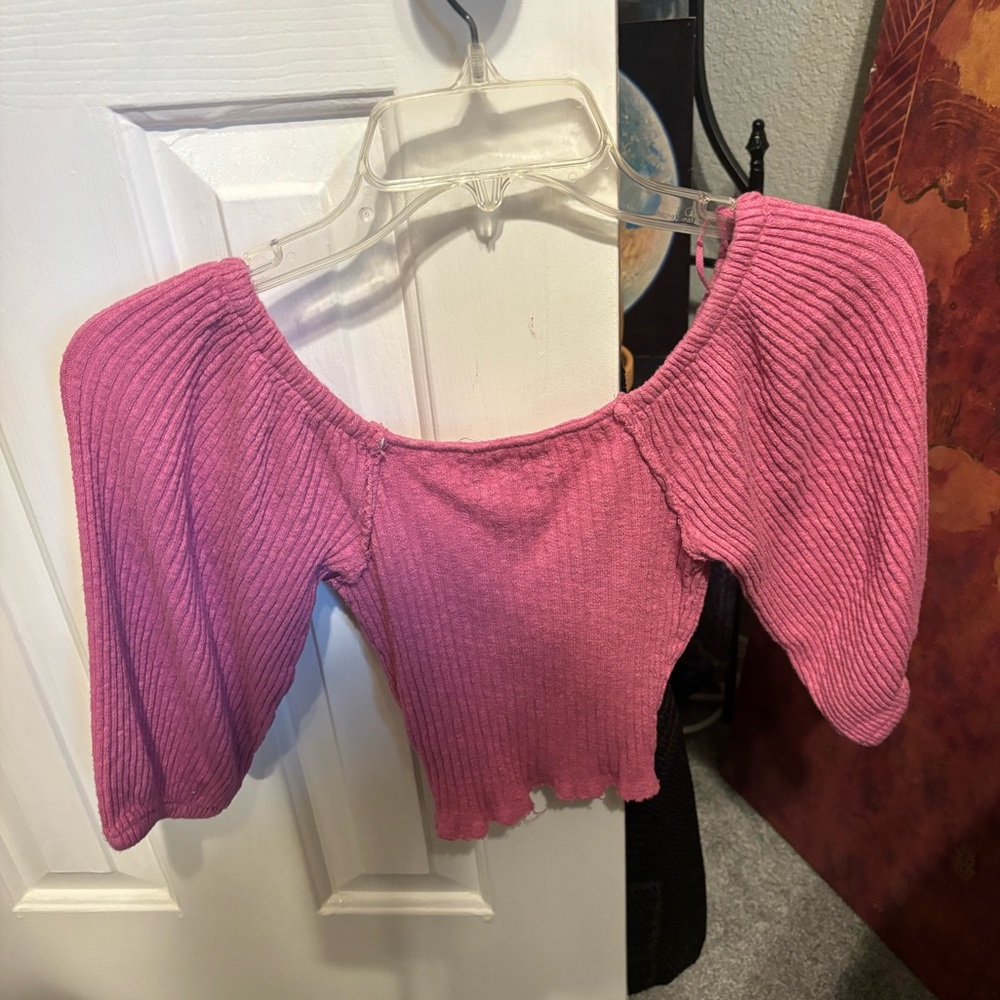 Pink Cropped top - Picture 2 of 2